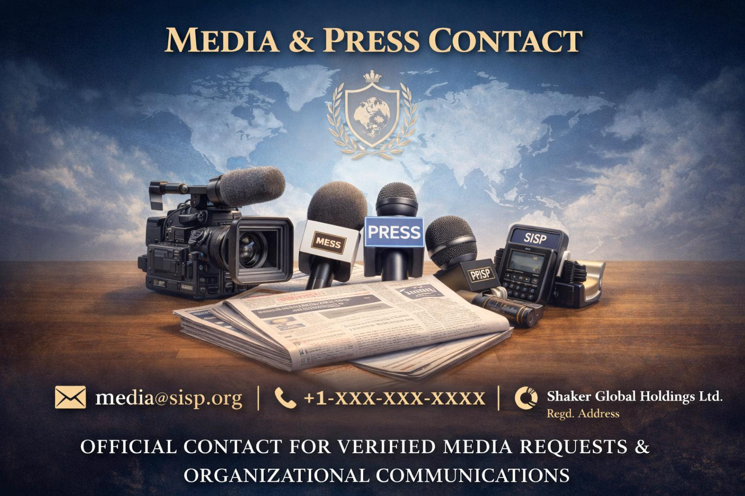 Official media communications and press relations
