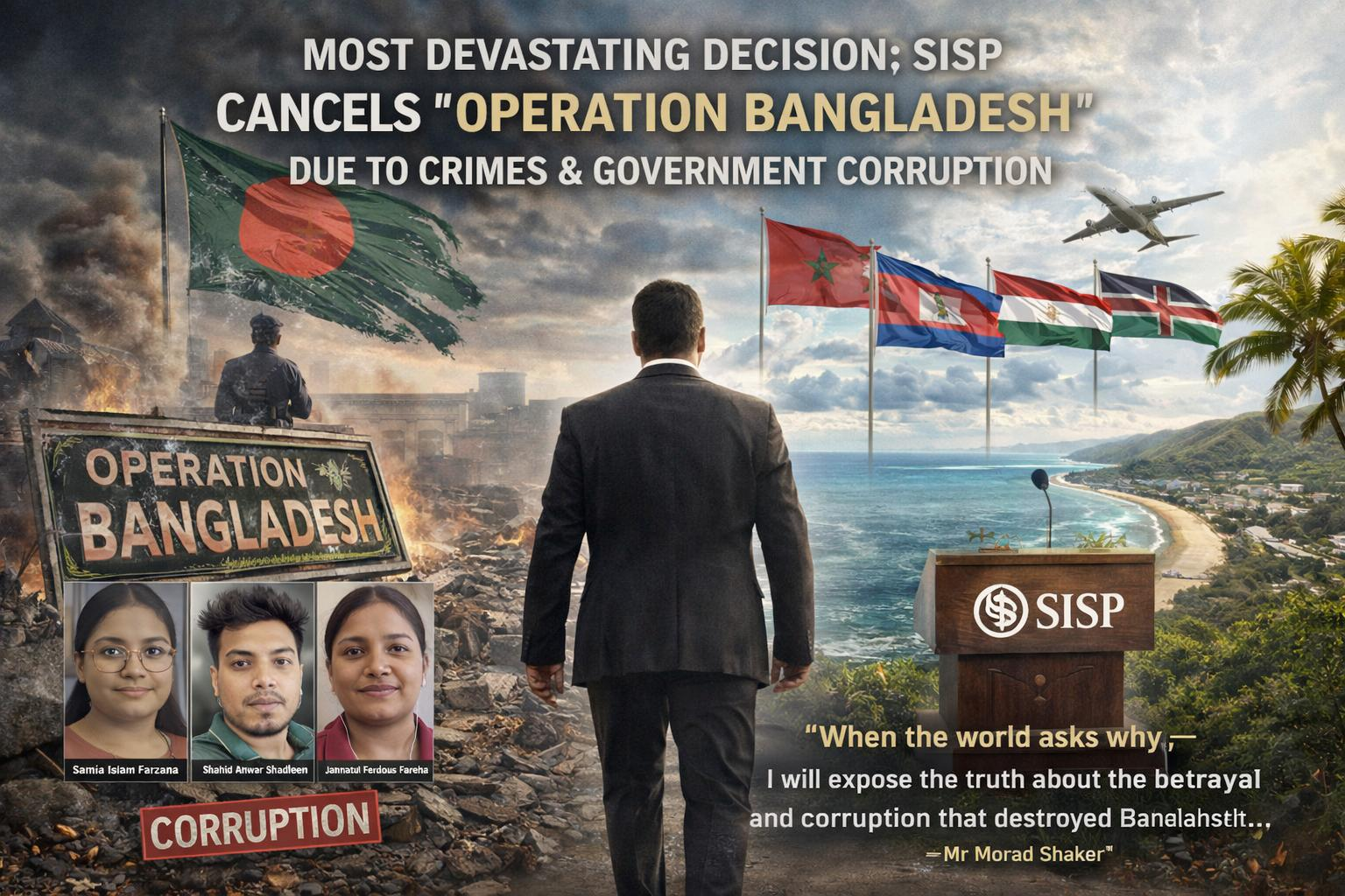The Most Devastating Decision: SISP Founder Withdraws “Operation Bangladesh” Following Fraud, Institutional Corruption, and the Destruction of a Historic Humanitarian Mission